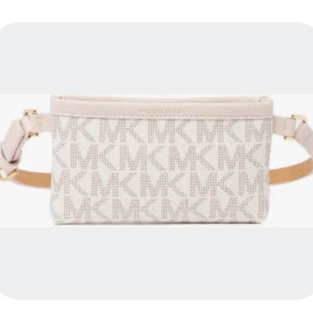 Michael Kors Logo Adjustable Waist Belt MiniBag Fanny Pack